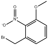 1-(브로모메틸)-3-메톡시-2-니트로벤젠 구조식 이미지