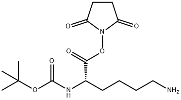 L-LYSINE(BOC) HYDROXYSUCCINIMIDE ESTER Structure