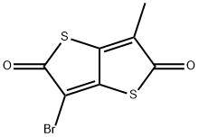 3-Bromo-6-methyl-thieno[3,2-b]thiophene-2,5-dione 구조식 이미지