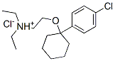 2-[[1-(4-chlorophenyl)cyclohexyl]oxy]ethyl(diethyl)ammonium chloride  Structure
