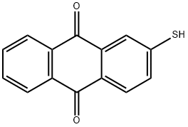 2-Mercapto-9,10-anthraquinone Structure