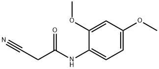 2-시아노-N-(2,4-디메톡시페닐)아세트아미드 구조식 이미지