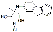 2-(9H-fluoren-2-ylmethylamino)-2-methyl-propane-1,3-diol hydrochloride Structure