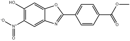 Methyl 4-(5'-nitro-6'-hydroxylbenzoxazol-2-yl)benzate Structure