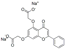 disodium 2,2'-[(4-oxo-2-phenyl-4H-1-benzopyran-5,7-diyl)bis(oxy)]bisacetate Structure