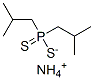 diisobutyldithiophosphinic acid, ammonium salt  Structure