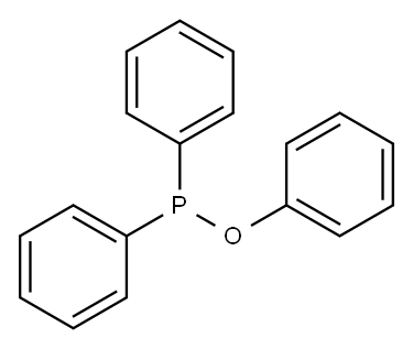 Phenyldiphenylphosphinite(Diphenylphosphinicacidphenylester) 구조식 이미지