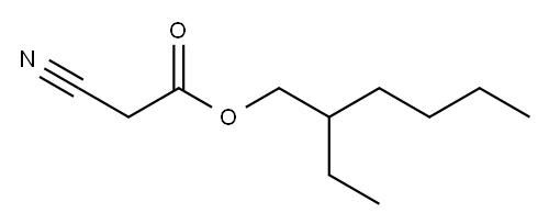 2-Ethylhexyl cyanoacetate  Structure
