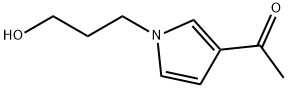 Ethanone, 1-[1-(3-hydroxypropyl)-1H-pyrrol-3-yl]- (9CI) Structure