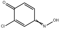 2-Chloro-4-(hydroxyimino)-2,5-cyclohexadien-1-one Structure