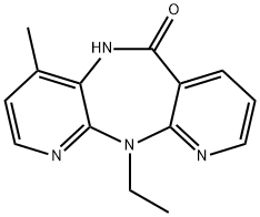 5,11-dihydro-6H-11-ethyl-4-Methyl-dipyrido[3,2-b:2',3'-e][1,4]diazepin-6-one Structure