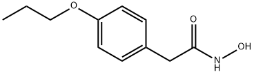 2-(p-Propoxyphenyl)acetohydroxamic acid Structure