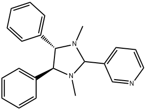 3-(1,3-DIMETHYL-(4S,5S)-DIPHENYLIMIDAZOLIDIN-2-YL)PYRIDINE 구조식 이미지