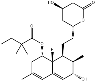 （3S)-Hydroxy Simvastatin Structure