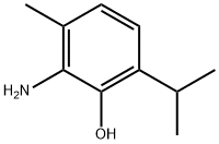 Phenol, 2-amino-3-methyl-6-(1-methylethyl)- (9CI) 구조식 이미지