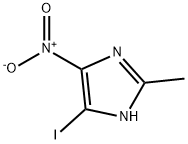 4-IODO-2-메틸-5-니트로이미다졸 구조식 이미지