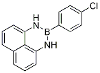 2-(4-Chlorophenyl)-2,3-dihydro-1H-naphtho-[1,8-de][1,3,2]diazaborinine Structure