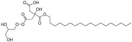 Stearyl monoglyceridyl citrate Structure