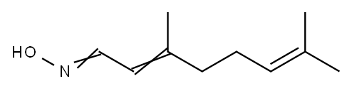 3,7-dimethylocta-2,6-dienal oxime Structure