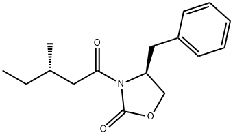 (3S,4S)-4-BENZYL-3-(3-METHYLPENTANOYL)-OXAZOLIDIN-2-ONE 구조식 이미지