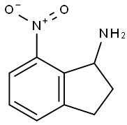 7-nitro-2,3-dihydro-1H-inden-1-amine Structure