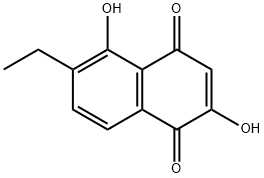 1,4-NAPHTHOQUINONE,6-ETHYL- Structure