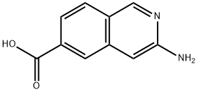 3-aMinoisoquinoline-6-carboxylic acid Structure