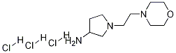 1-(2-Morpholinoethyl)pyrrolidin-3-aMine trihydrochloride Structure