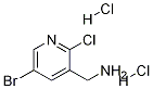 (5-broMo-2-chloropyridin-3-yl)MethanaMine dihydrochloride Structure