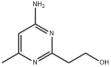 2-(4-아미노-6-메틸피리미딘-2-일)에탄올 구조식 이미지
