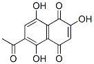 6-Acetyl-2,5,8-trihydroxy-1,4-naphthoquinone Structure