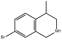 7-broMo-4-Methyl-1,2,3,4-테트라히드로이소퀴놀린 구조식 이미지