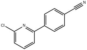 4-(6-chloropyridin-2-yl)benzonitrile Structure