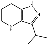 3-이소프로필-4,5,6,7-테트라히드로-1H-피라졸로[4,3-b]피리딘 구조식 이미지