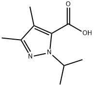 1-isopropyl-3,4-diMethyl-1H-pyrazol-5-carboxylic acid Structure