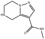 N-Methyl-4,5,6,7-tetrahydropyrazolo[1,5-a]pyrazine-3-carboxaMide Structure