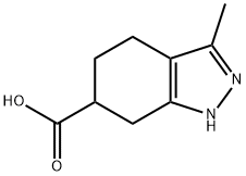 3-Methyl-4,5,6,7-tetrahydro-1H-indazol-6-carboxylic acid Structure