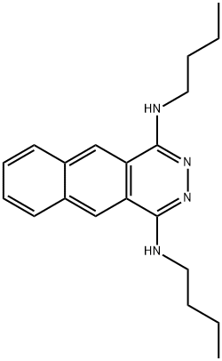 1,4-bis(butylamino)benzo(g)phthalazine 구조식 이미지