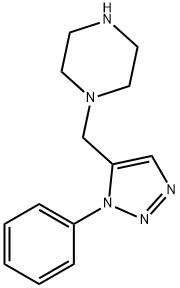 1-[(1-Phenyl-1H-1,2,3-triazol-5-yl)methyl]piperazinedihydrochloride Structure