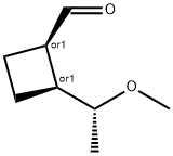 Cyclobutanecarboxaldehyde, 2-(1-methoxyethyl)-, [1alpha,2alpha(R*)]- (9CI) Structure