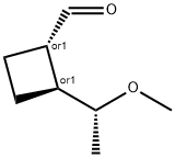 Cyclobutanecarboxaldehyde, 2-(1-methoxyethyl)-, [1alpha,2beta(S*)]- (9CI) Structure