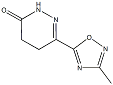 6-(3-Methyl-1,2,4-oxadiazol-5-yl)-4,5-dihydropyridazin-3(2H)-one 구조식 이미지