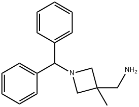 1-(DIPHENYLMETHYL)-3-METHYL-3-AZETIDINEMETHANAMINE Structure