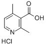 2,4-DIMETHYL-3-PYRIDINECARBOXYLIC ACID HYDROCHLORIDE Structure