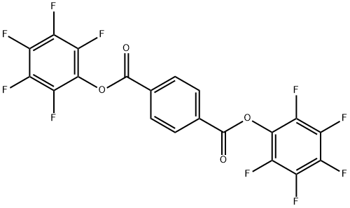1,4-Benzenedicarboxylic acid, bis(pentafluorophenyl) ester 구조식 이미지