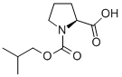 (S)-1-(ISOBUTOXYCARBONYL)PYRROLIDINE-2-CARBOXYLIC ACID Structure