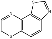 7H-Thiazolo[5,4-f][1,4]benzothiazine(8CI) Structure