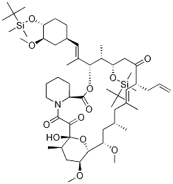 24,32-비스-O-(tert-부틸디메틸실릴)-FK-506 구조식 이미지