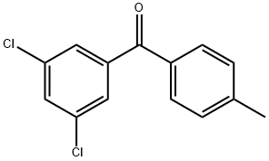 (3,5-DICHLOROPHENYL)(4-METHYLPHENYL)METHANONE Structure