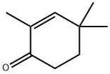 2,4,4-TRIMETHYL-2-CYCLOHEXEN-1-ONE 구조식 이미지